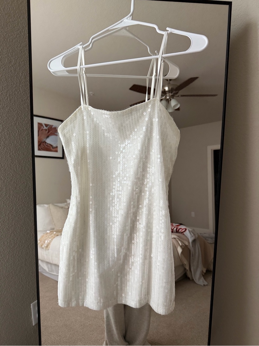 12th tribe EMMY WHITE
SEQUIN MICRO MINI DRESS